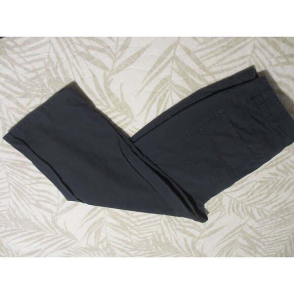 Talbots Petites Womens Navy Stretch Cotton Blend Pants Size 8 - Picture 2 of 5